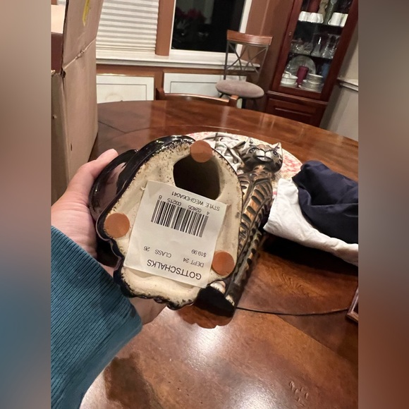 Vintage Retro Black ceramic cat Gottschalk - Picture 6 of 6